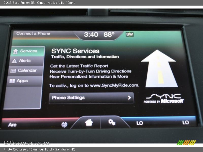 Ginger Ale Metallic / Dune 2013 Ford Fusion SE