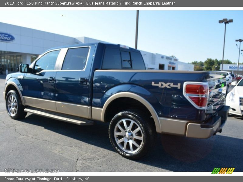 Blue Jeans Metallic / King Ranch Chaparral Leather 2013 Ford F150 King Ranch SuperCrew 4x4