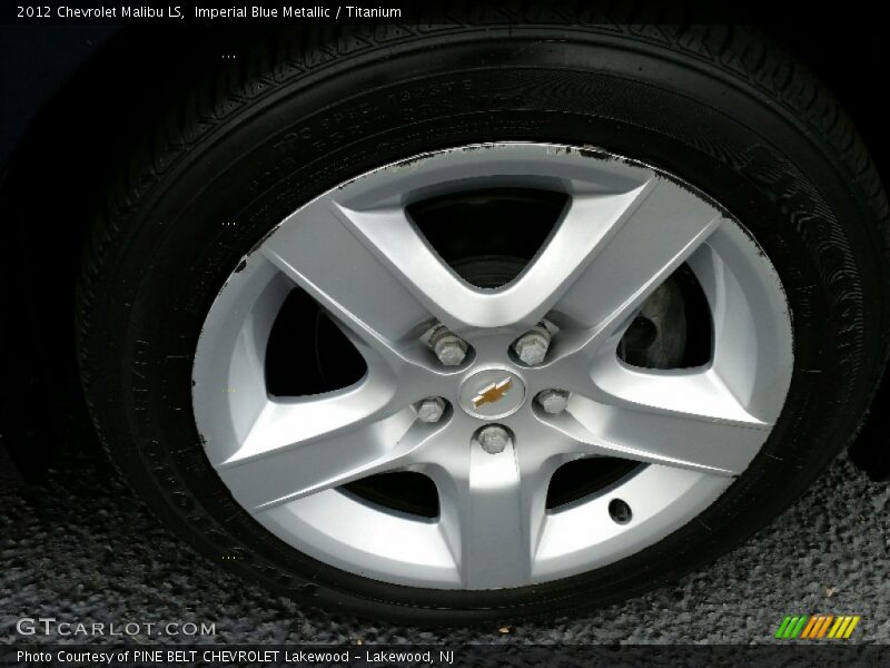 Imperial Blue Metallic / Titanium 2012 Chevrolet Malibu LS