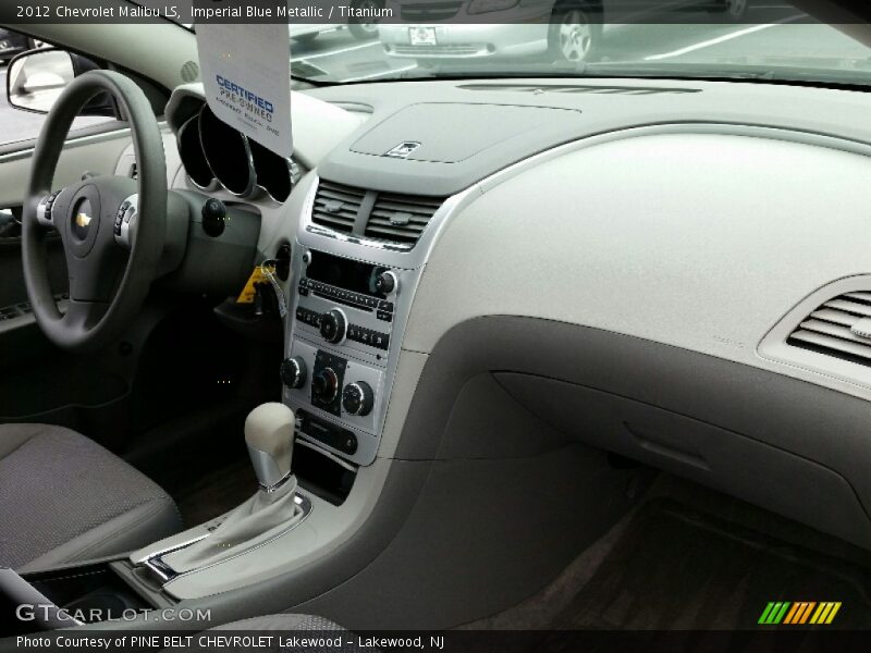 Imperial Blue Metallic / Titanium 2012 Chevrolet Malibu LS