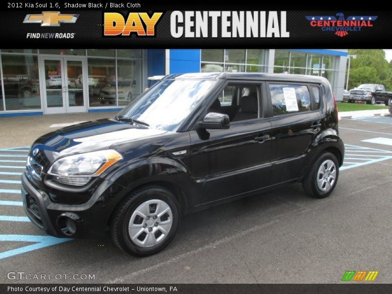 Shadow Black / Black Cloth 2012 Kia Soul 1.6