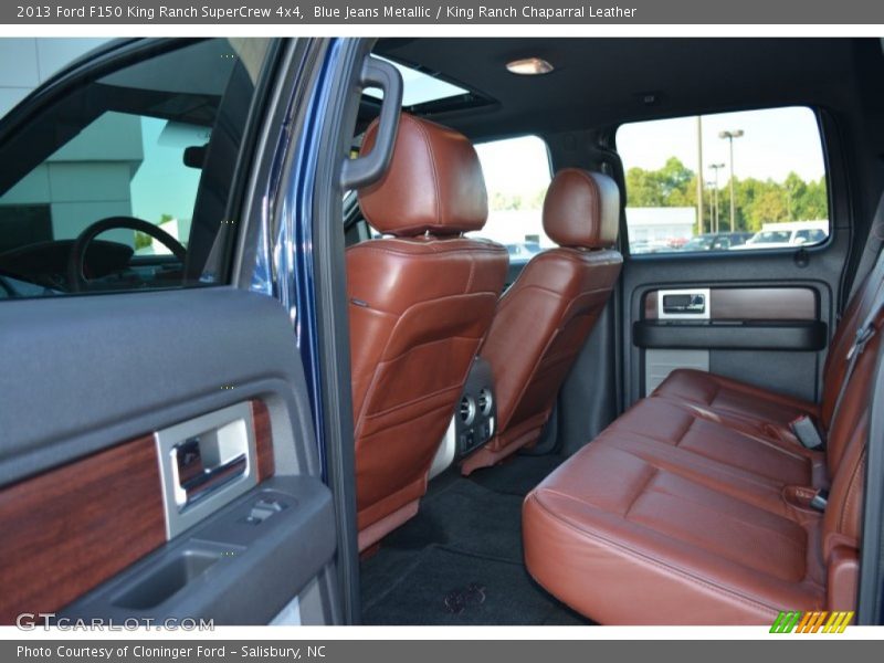 Blue Jeans Metallic / King Ranch Chaparral Leather 2013 Ford F150 King Ranch SuperCrew 4x4