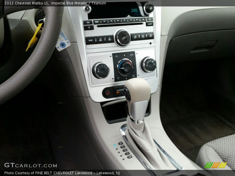 Imperial Blue Metallic / Titanium 2012 Chevrolet Malibu LS