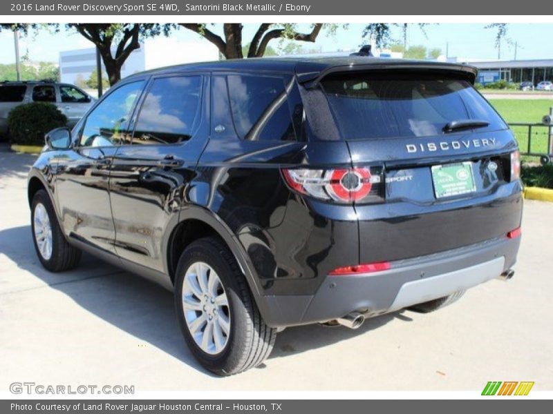 Santorini Black Metallic / Ebony 2016 Land Rover Discovery Sport SE 4WD