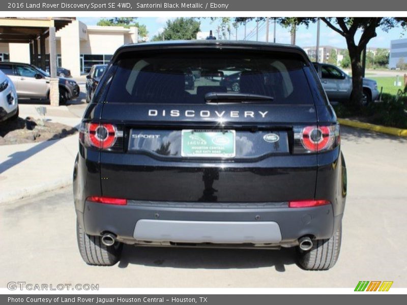 Santorini Black Metallic / Ebony 2016 Land Rover Discovery Sport SE 4WD