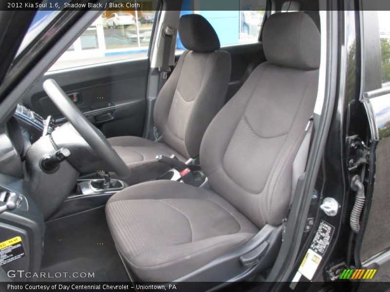 Shadow Black / Black Cloth 2012 Kia Soul 1.6