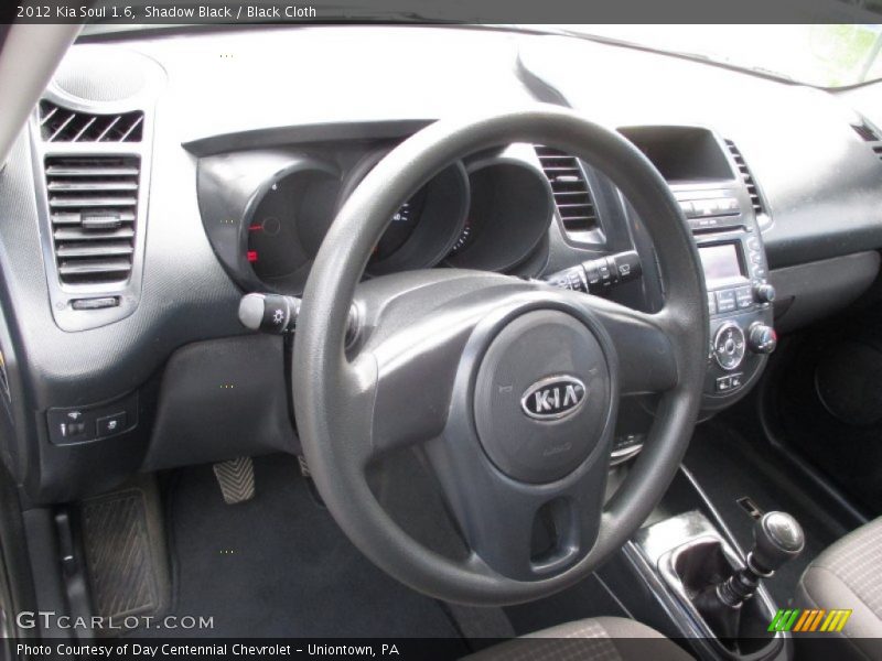 Shadow Black / Black Cloth 2012 Kia Soul 1.6