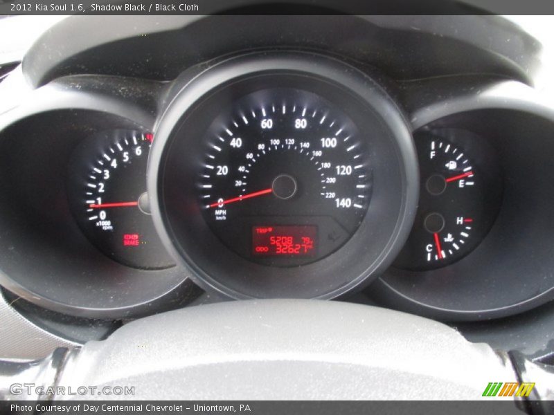 Shadow Black / Black Cloth 2012 Kia Soul 1.6