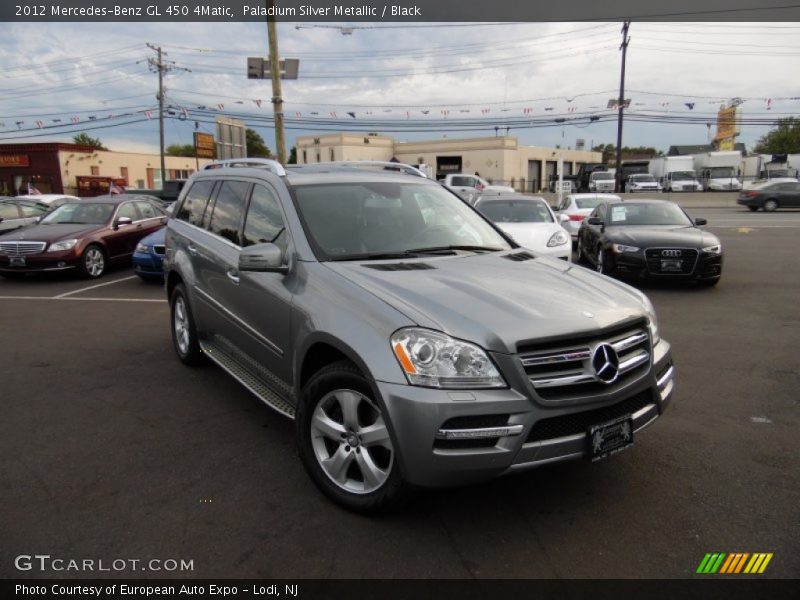 Paladium Silver Metallic / Black 2012 Mercedes-Benz GL 450 4Matic