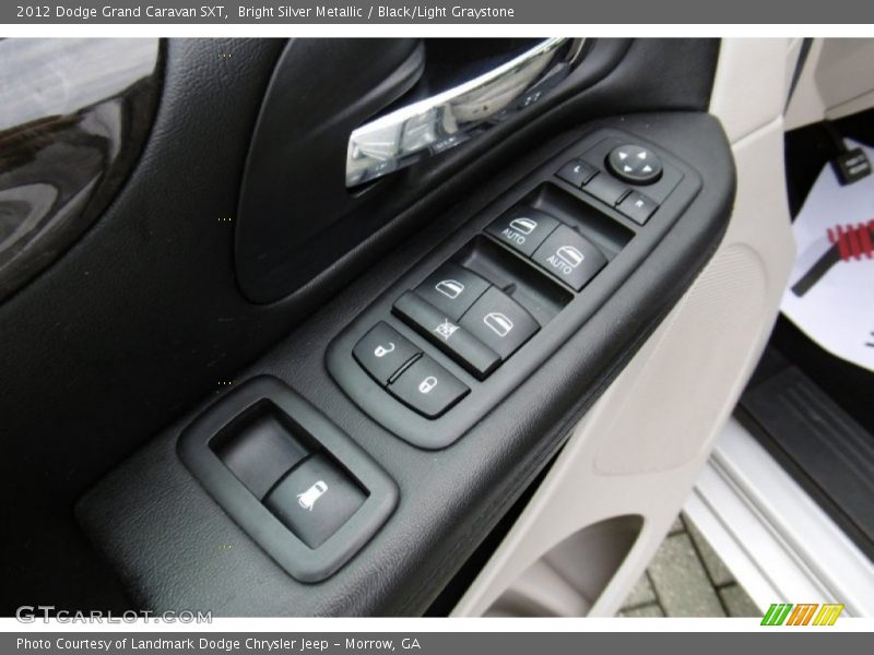 Bright Silver Metallic / Black/Light Graystone 2012 Dodge Grand Caravan SXT
