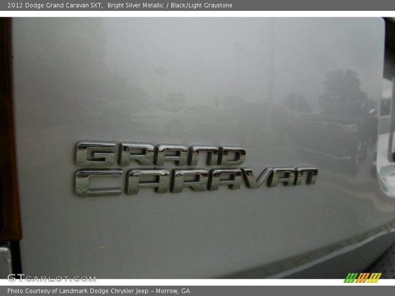 Bright Silver Metallic / Black/Light Graystone 2012 Dodge Grand Caravan SXT