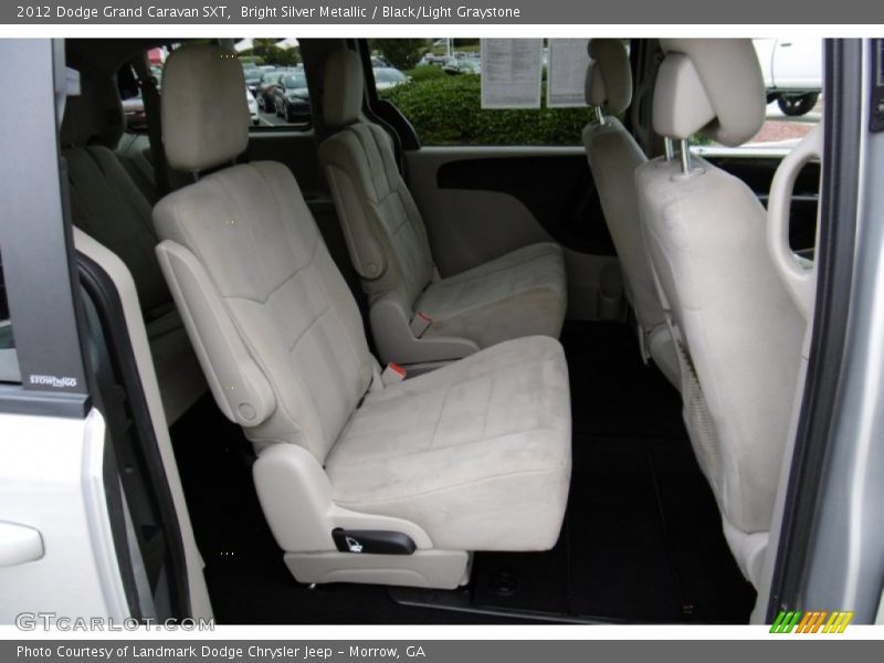Bright Silver Metallic / Black/Light Graystone 2012 Dodge Grand Caravan SXT