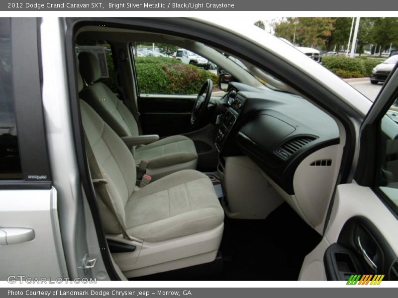 Bright Silver Metallic / Black/Light Graystone 2012 Dodge Grand Caravan SXT