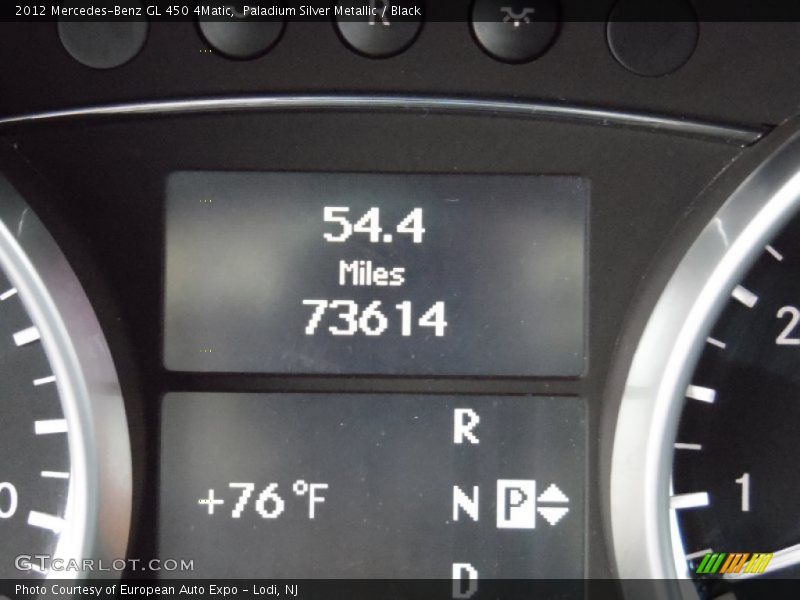 Paladium Silver Metallic / Black 2012 Mercedes-Benz GL 450 4Matic