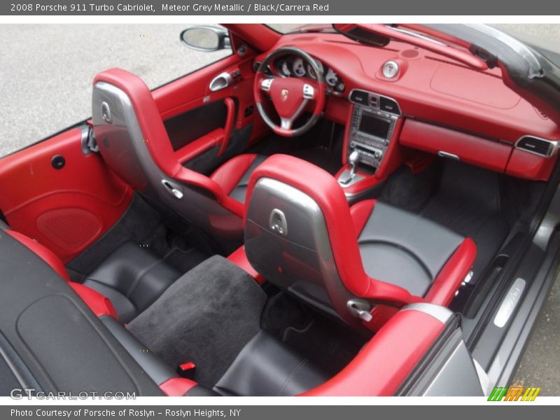 Black/Carrera Red Interior - 2008 911 Turbo Cabriolet 