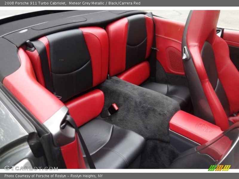 Rear Seat of 2008 911 Turbo Cabriolet