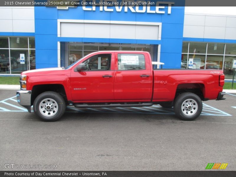Victory Red / Jet Black/Dark Ash 2015 Chevrolet Silverado 2500HD WT Crew Cab 4x4