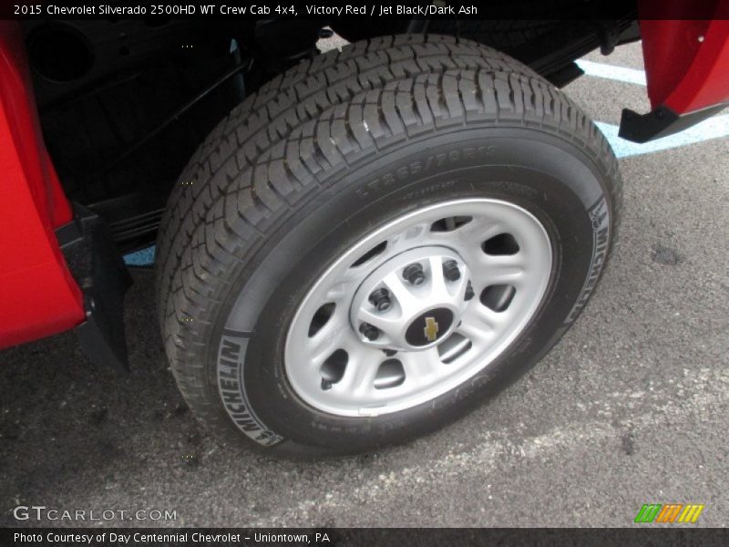 Victory Red / Jet Black/Dark Ash 2015 Chevrolet Silverado 2500HD WT Crew Cab 4x4