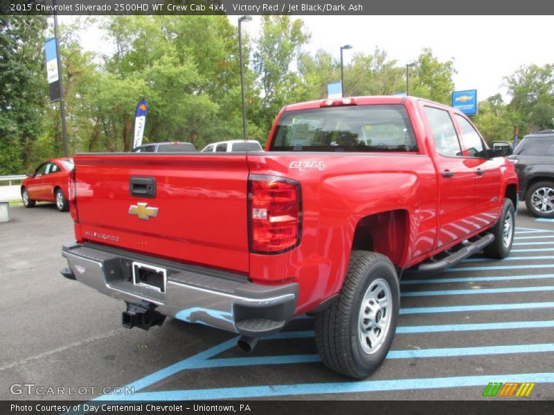 Victory Red / Jet Black/Dark Ash 2015 Chevrolet Silverado 2500HD WT Crew Cab 4x4