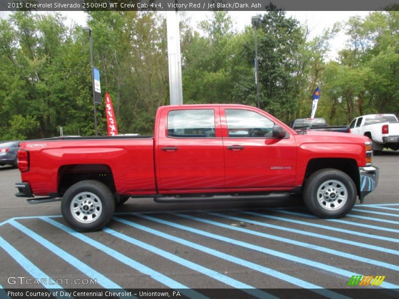 Victory Red / Jet Black/Dark Ash 2015 Chevrolet Silverado 2500HD WT Crew Cab 4x4