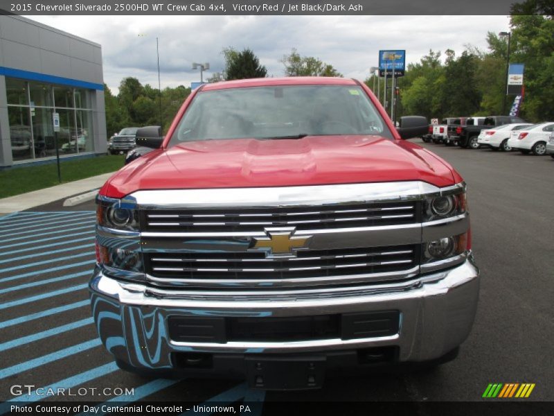 Victory Red / Jet Black/Dark Ash 2015 Chevrolet Silverado 2500HD WT Crew Cab 4x4