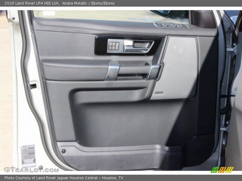 Aruba Metallic / Ebony/Ebony 2016 Land Rover LR4 HSE LUX