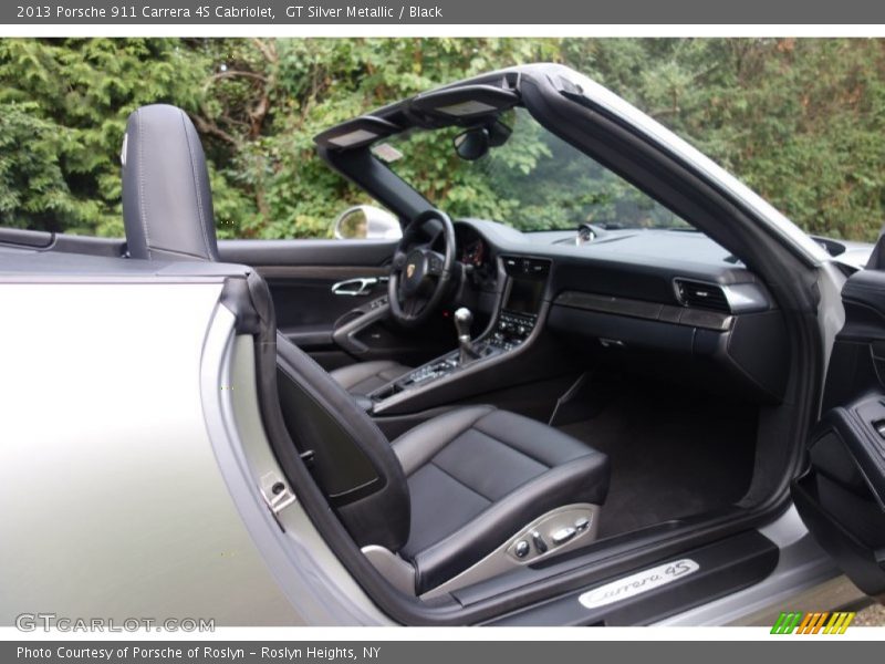 GT Silver Metallic / Black 2013 Porsche 911 Carrera 4S Cabriolet
