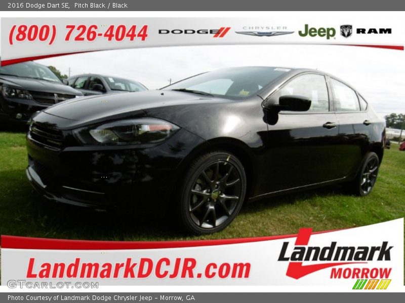 Pitch Black / Black 2016 Dodge Dart SE