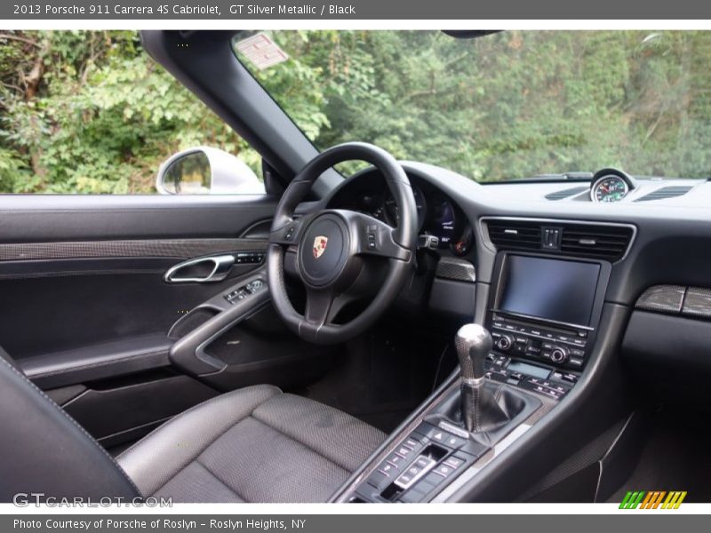 GT Silver Metallic / Black 2013 Porsche 911 Carrera 4S Cabriolet