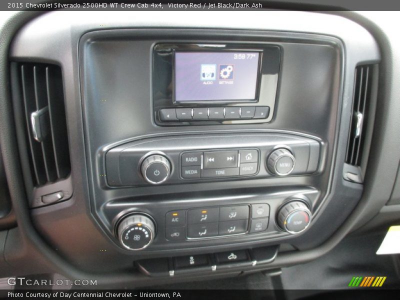 Victory Red / Jet Black/Dark Ash 2015 Chevrolet Silverado 2500HD WT Crew Cab 4x4