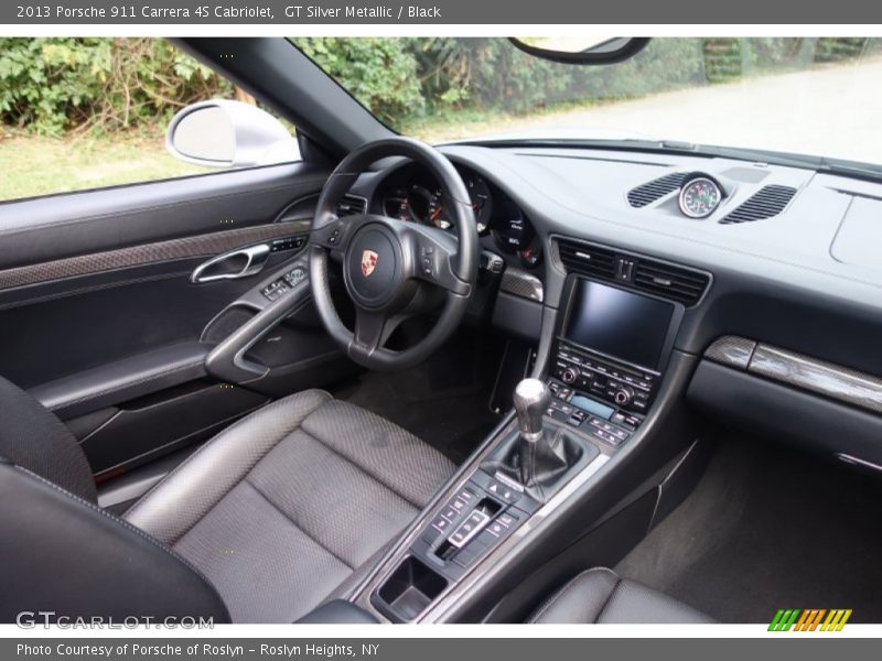 GT Silver Metallic / Black 2013 Porsche 911 Carrera 4S Cabriolet