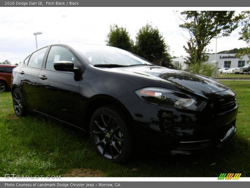 Pitch Black / Black 2016 Dodge Dart SE