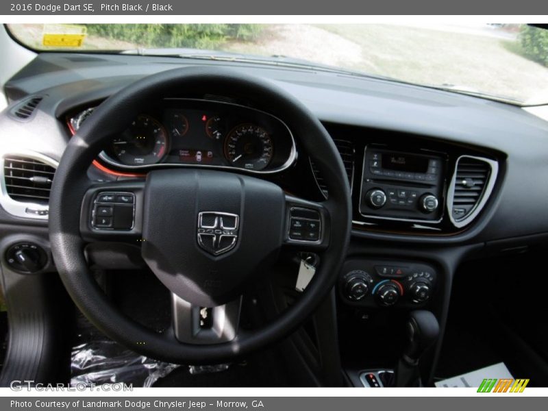 Pitch Black / Black 2016 Dodge Dart SE