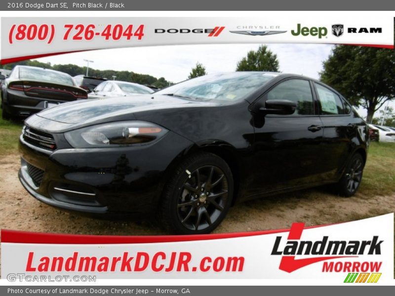 Pitch Black / Black 2016 Dodge Dart SE