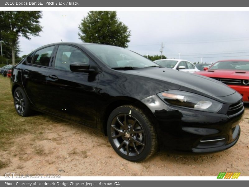 Pitch Black / Black 2016 Dodge Dart SE