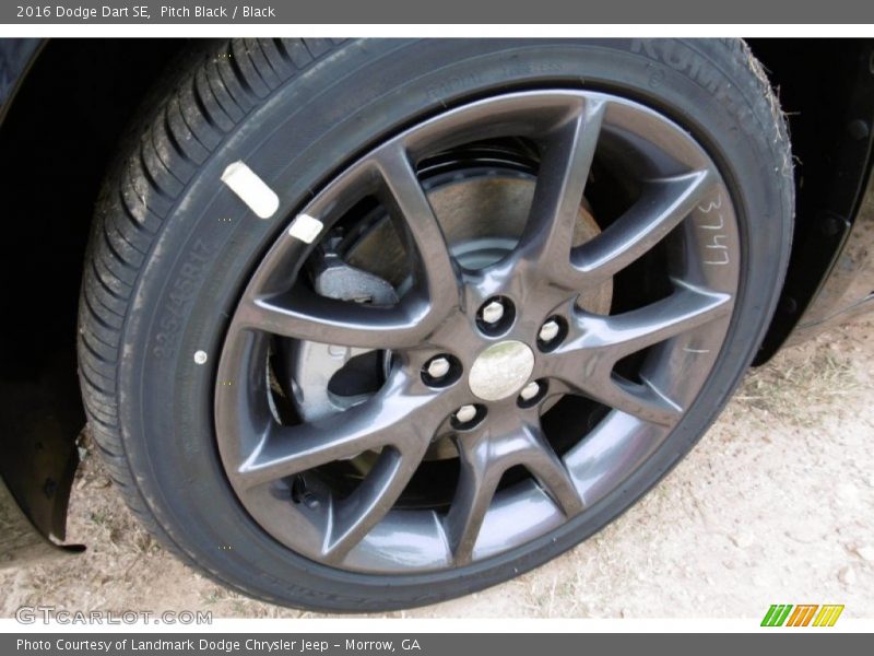 Pitch Black / Black 2016 Dodge Dart SE