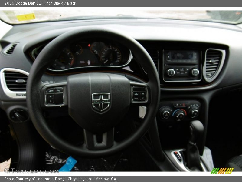 Pitch Black / Black 2016 Dodge Dart SE