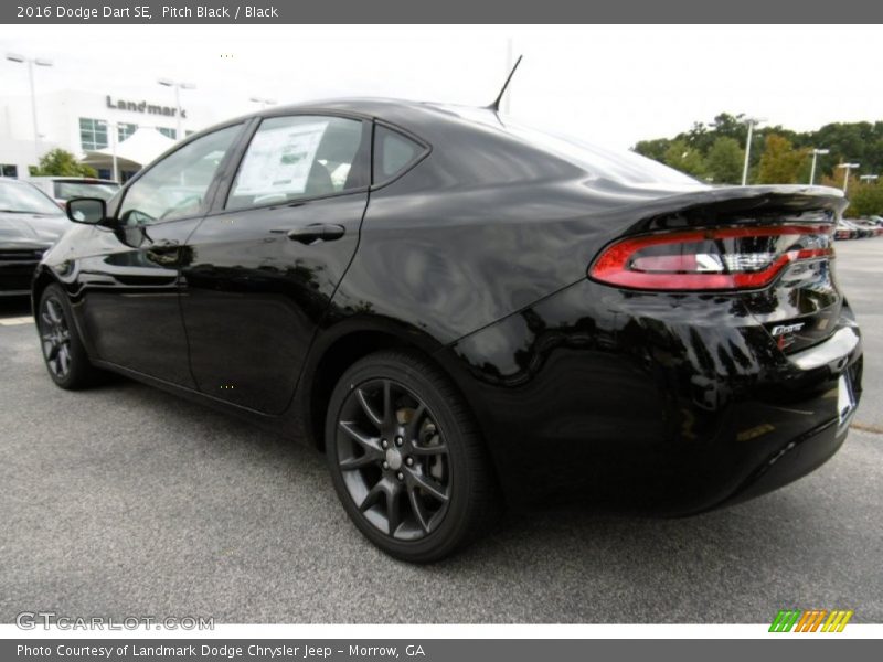 Pitch Black / Black 2016 Dodge Dart SE