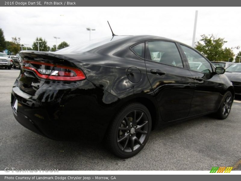 Pitch Black / Black 2016 Dodge Dart SE