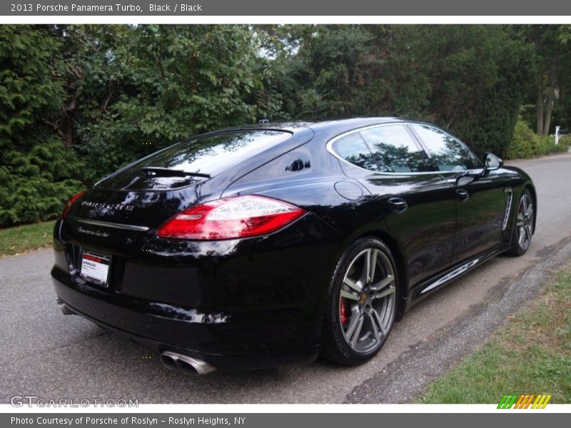 Black / Black 2013 Porsche Panamera Turbo