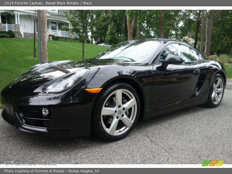 Basalt Black Metallic / Black 2014 Porsche Cayman