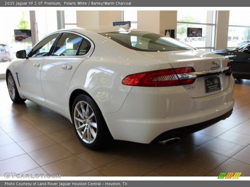 Polaris White / Barley/Warm Charcoal 2015 Jaguar XF 2.0T Premium