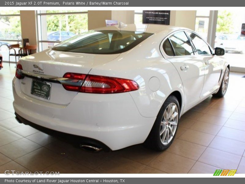 Polaris White / Barley/Warm Charcoal 2015 Jaguar XF 2.0T Premium