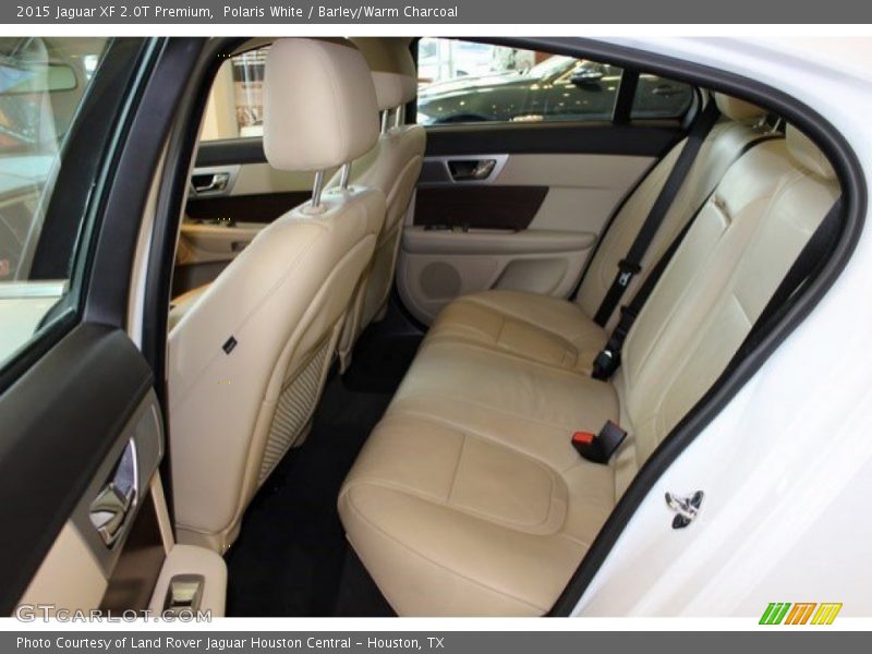 Polaris White / Barley/Warm Charcoal 2015 Jaguar XF 2.0T Premium