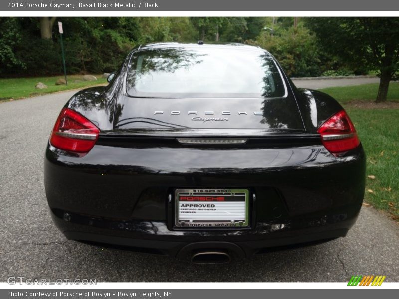 Basalt Black Metallic / Black 2014 Porsche Cayman