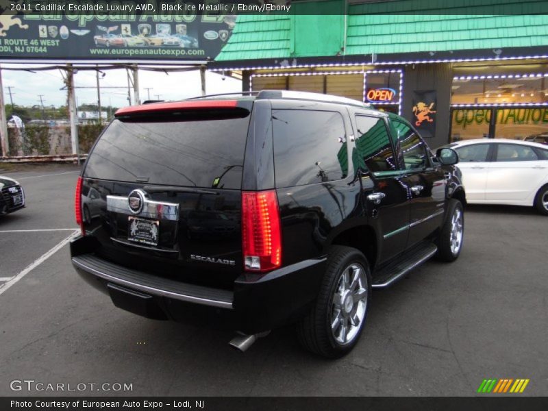 Black Ice Metallic / Ebony/Ebony 2011 Cadillac Escalade Luxury AWD