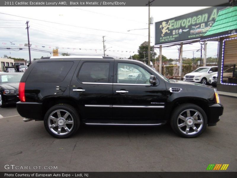 Black Ice Metallic / Ebony/Ebony 2011 Cadillac Escalade Luxury AWD