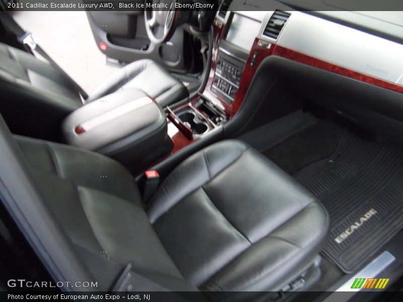 Black Ice Metallic / Ebony/Ebony 2011 Cadillac Escalade Luxury AWD