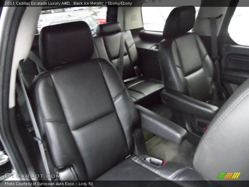 Black Ice Metallic / Ebony/Ebony 2011 Cadillac Escalade Luxury AWD