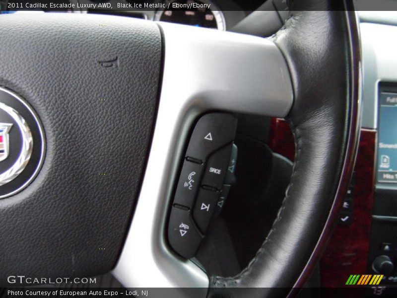 Black Ice Metallic / Ebony/Ebony 2011 Cadillac Escalade Luxury AWD